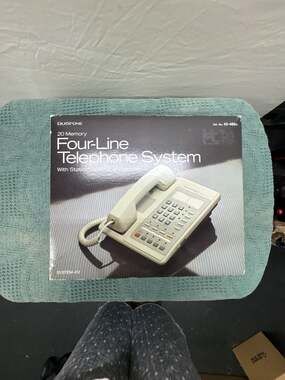 Duofone System-412 Four-Line 20-Memory Programmable Telephone System (Cat. No. 4
